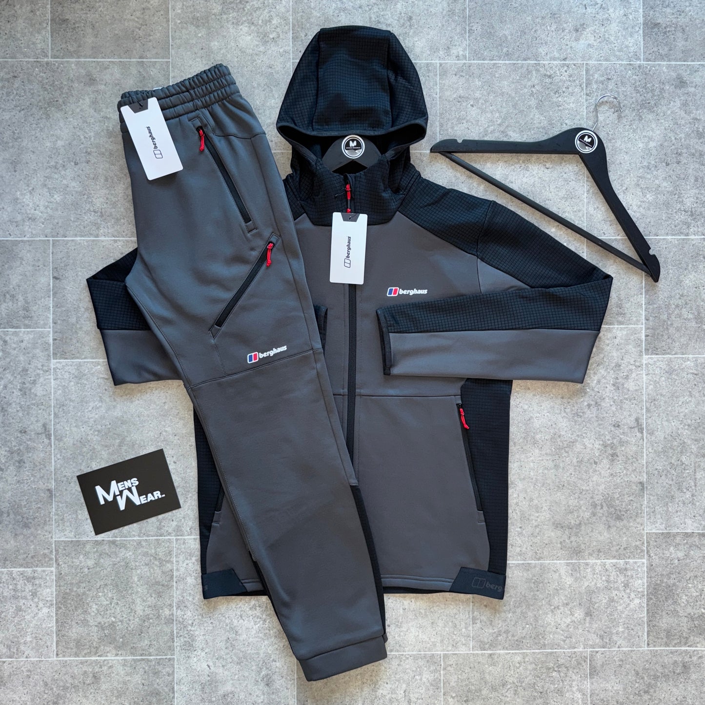 Berghaus Slidey Full Zip Hoodie Set - Grey