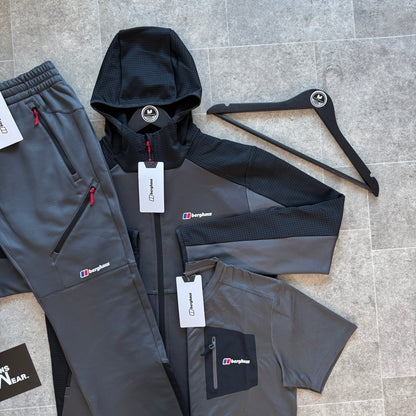 Berghaus Slidey Full Zip Hoodie Tri-Set - Grey